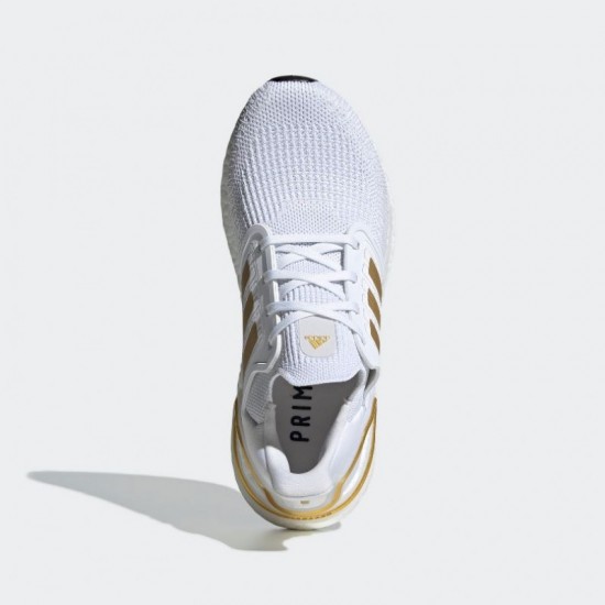 Giày adidas Ultra Boost 20 Nữ- Trắng Vàng