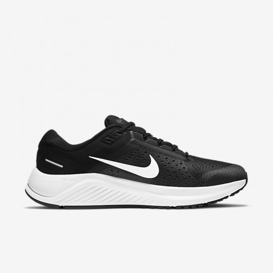 Giày Nike Air Zoom Structure 23 Nam - Đen Trắng