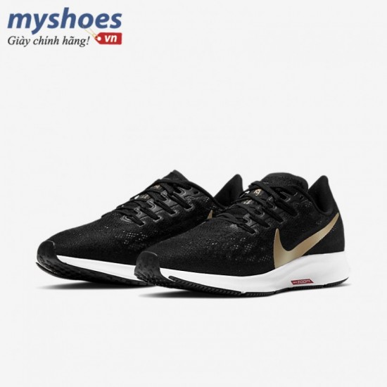 Giày Nike Air Zoom Pegasus 36 Nữ- Đen Vàng 