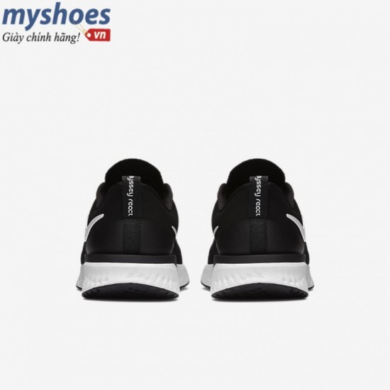 Giày Nike Odyssey React 2 Flyknit - Nữ Đen Trắng