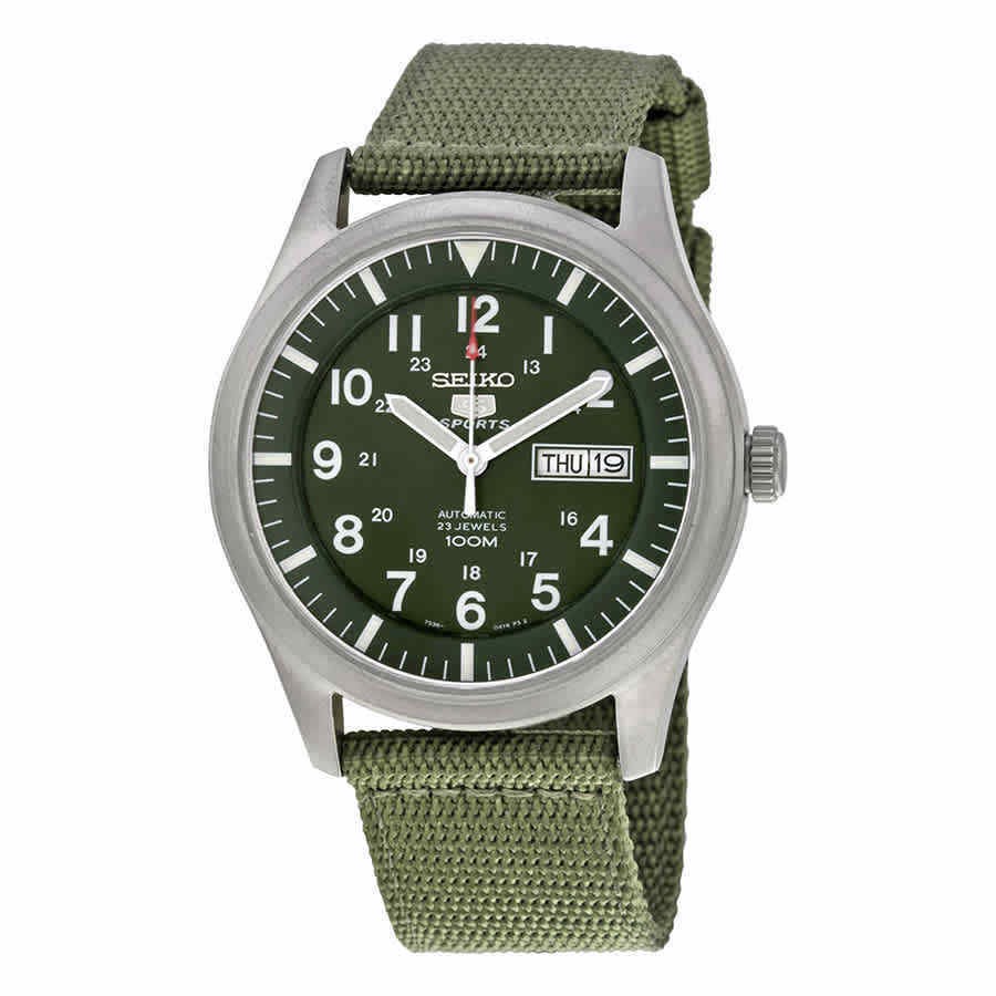 Đồng hồ nam Seiko 5 Sport Automatic Khaki Green-SNZG09