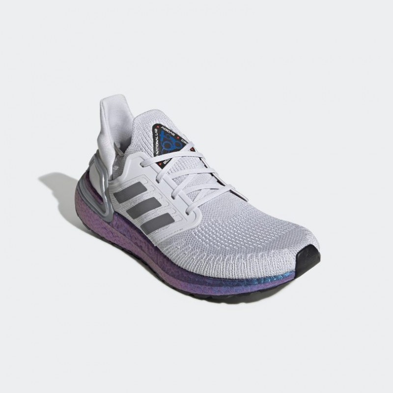 Giày adidas Ultra Boost 20 Nam - Xám Đế Xanh