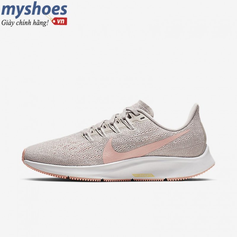 Giày Nike Air Zoom Pegasus 36 Nữ- Đen Hồng Đất 